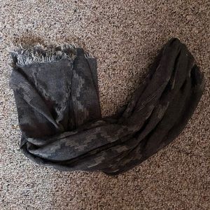 Dark gray scarf